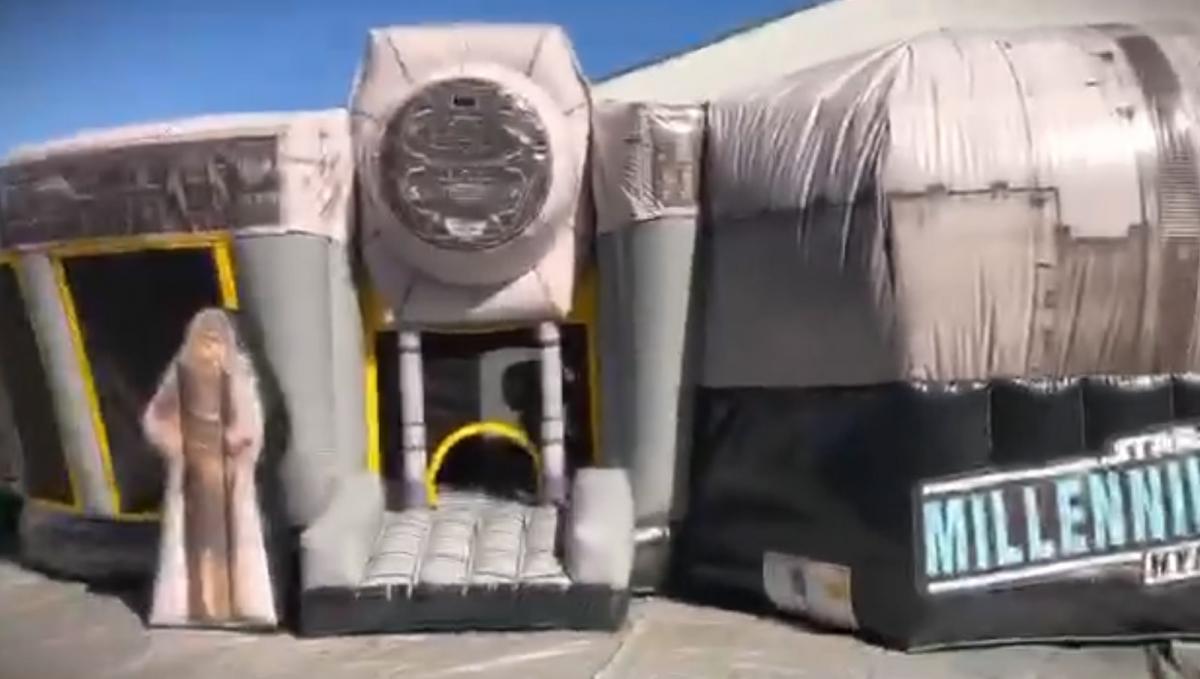 Star Wars Millennium Falcon Bounce House