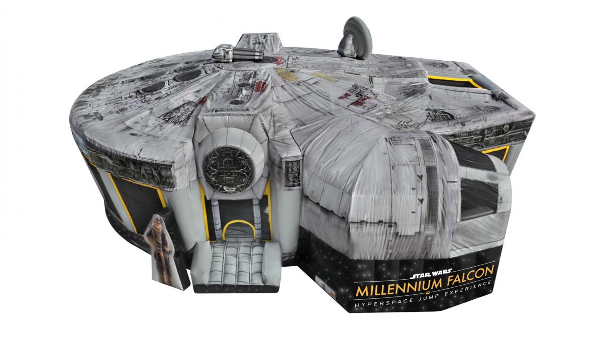 This Star Wars Millennium Falcon Bounce House Lets You Jump To Light Speed