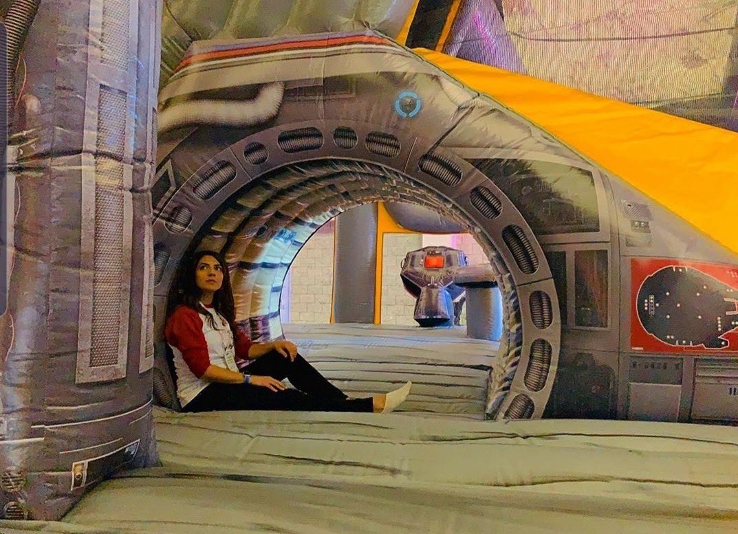 This Star Wars Millennium Falcon Bounce House Lets You Jump To Light Speed