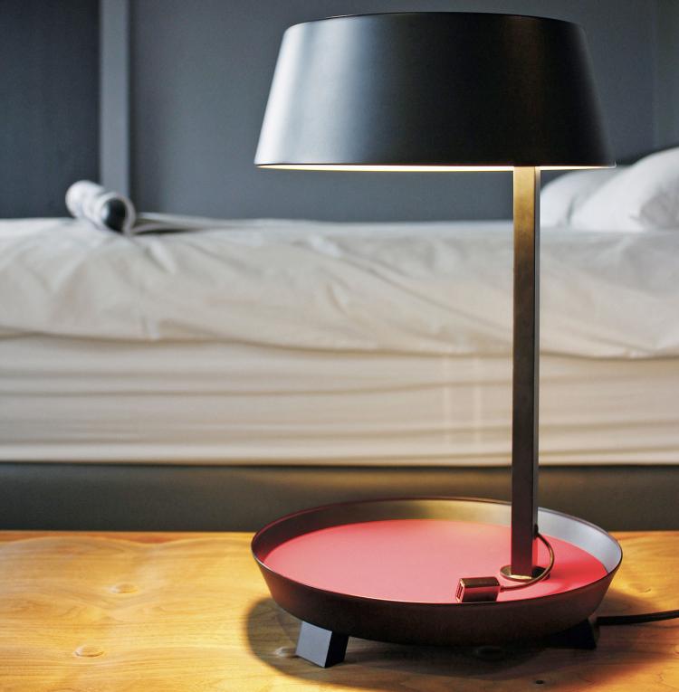 Carry Table Lamp With Phone Charger