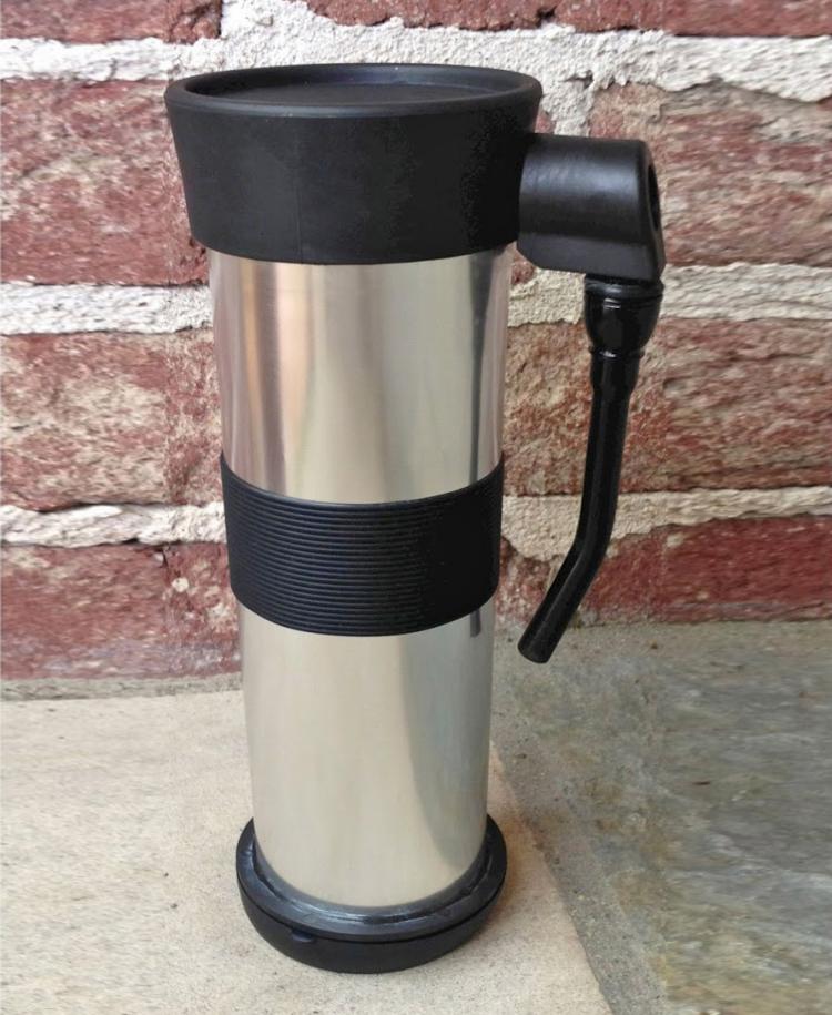 This Telescoping Coffee Mug Turns Into A Bong