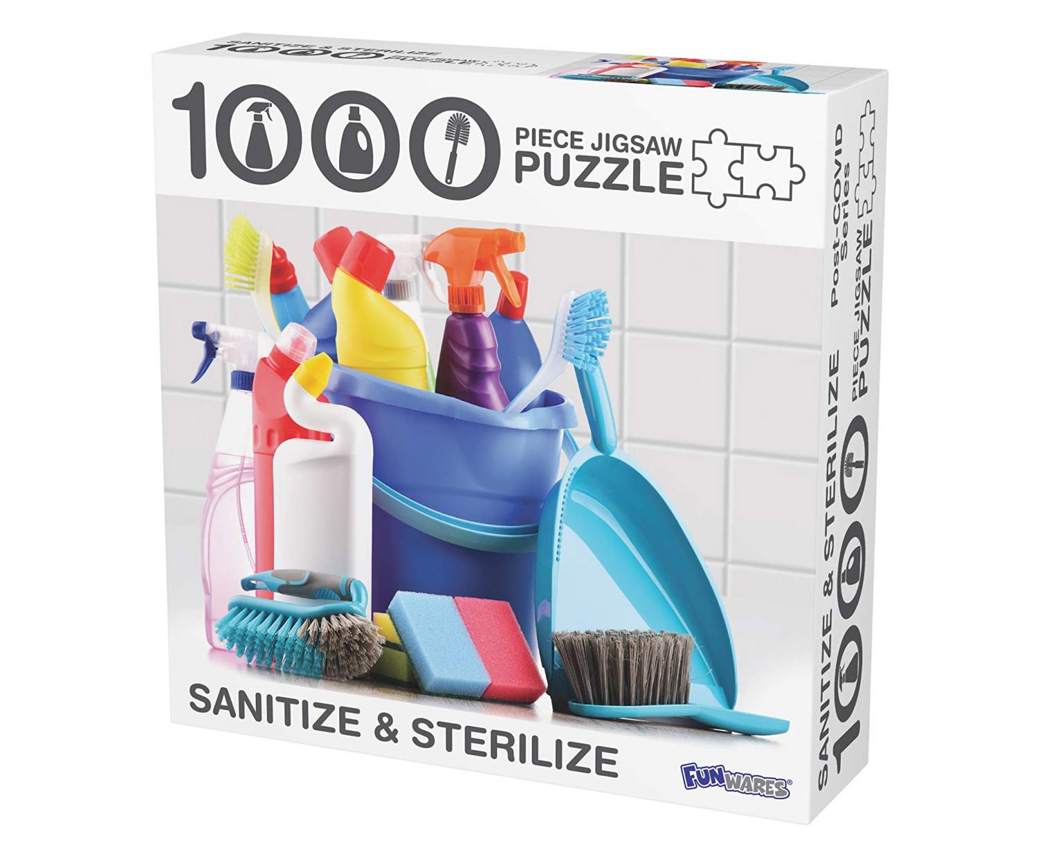 Cleaning Supplies Jigsaw Puzzle - Funny Quarantine pandemic puzzle