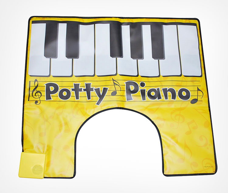 XIAOXIAOYU Potty Piano Musical Mat, Piano Keyboard Toilet Mat,Tappetino Da Bagno Creativo Con Suono - Toe Per Tastiera Per Pianoforte Musicale, Tapage Di Pentole E Pentole Con Supporto Antiscivolo