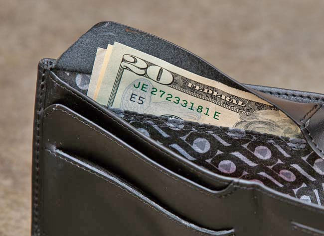 This Wallet Has A Secret Compartment For Storing Secret Cash