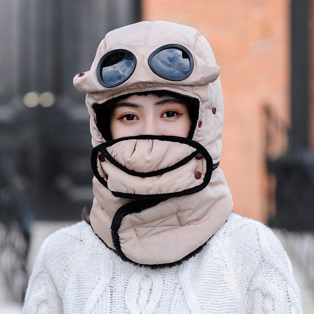 Aviator Winter Hat With Face Mask