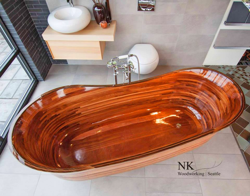 Wood Bath Tubs — NK Woodworking & Design