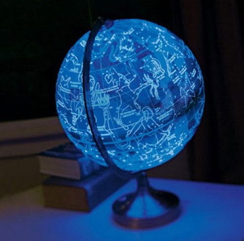 Celestial Constellation Changing Night Light Globe