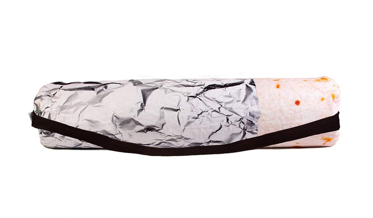 Yoga Mat Burrito Bag - Yoga bag turns your yoga mat into a giant burrito