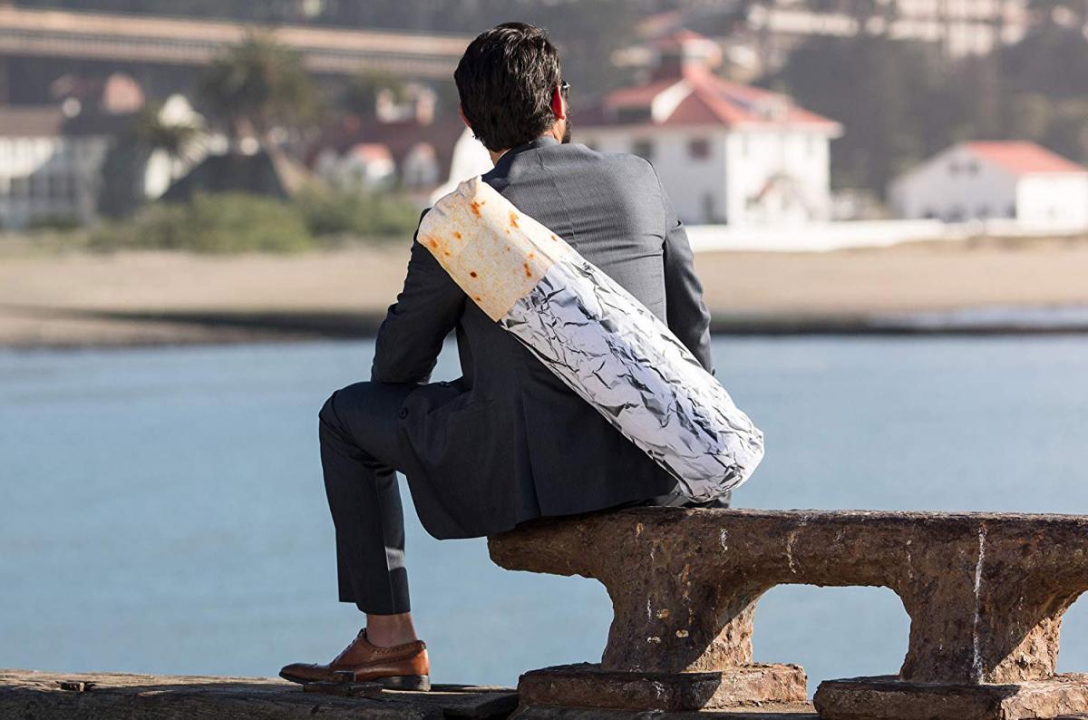 This Yoga Mat Holder Disguises Your Mat As A Giant Burrito