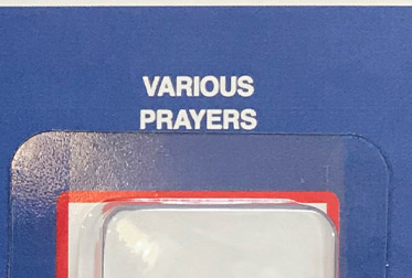 Thoughts and Prayers Prank Empty Action Figure Box
