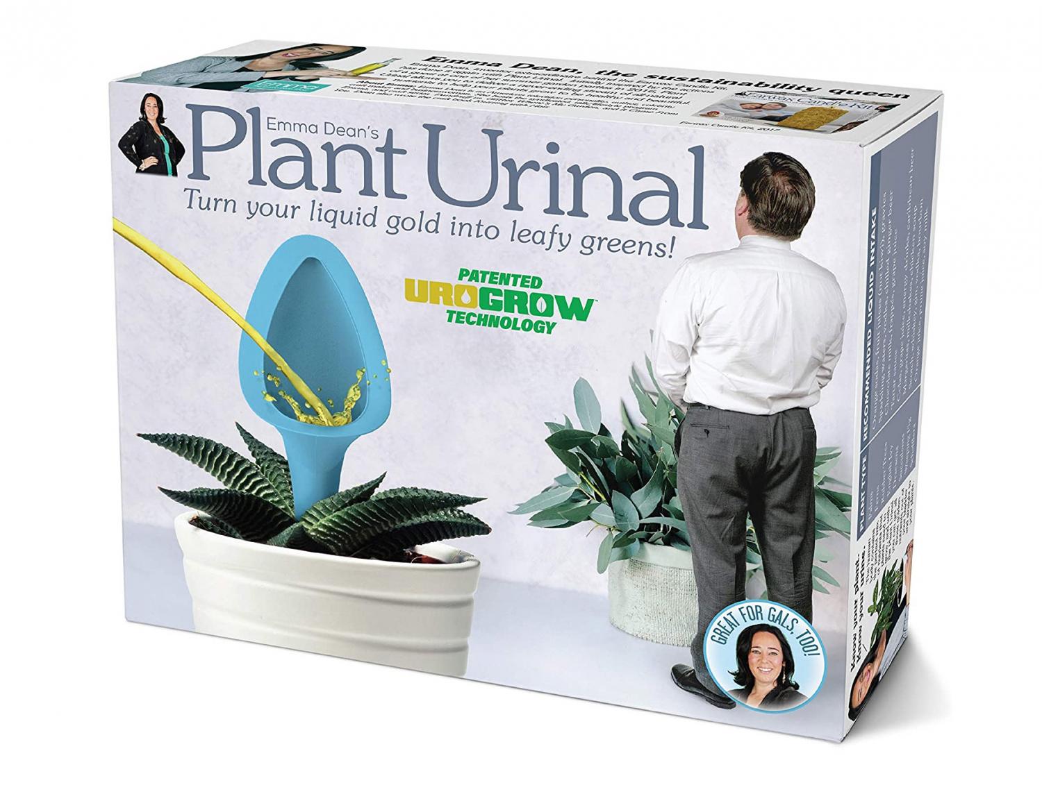 Plant Urinal Allows You To Pee Right Into Your Plants, Perfect For at Home Or The Office