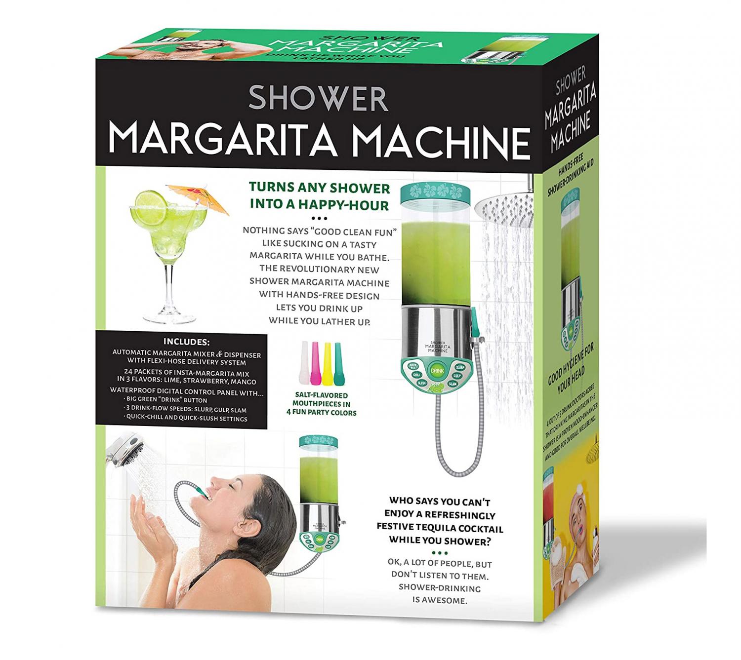 Shower Margarita Machine Gets You Boozed Up In The Shower Hands-Free