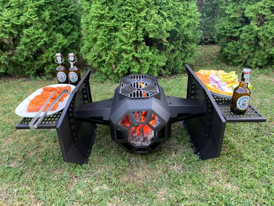 This BBQ Grill Looks Like Vader's TIE Fighter