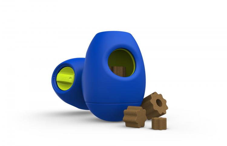 Tikr Time Released Egg Timer Treat Dispenser Dog Toy