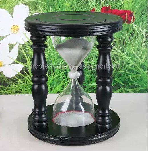 Time Out Sand Timer Stool - Kids time-out stool with hourglass sand timer
