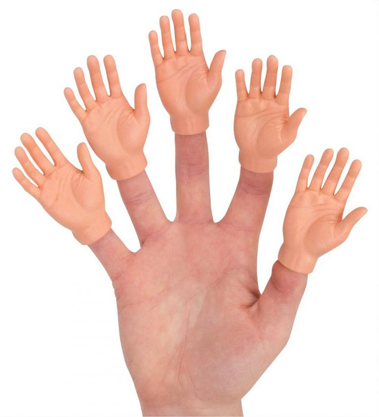 Tiny Hands, A Creepy and Hilarious Set of Small Plastic Human Hands