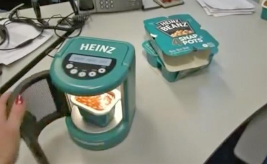 Microondas portátil. Beanzawave from Heinz. 