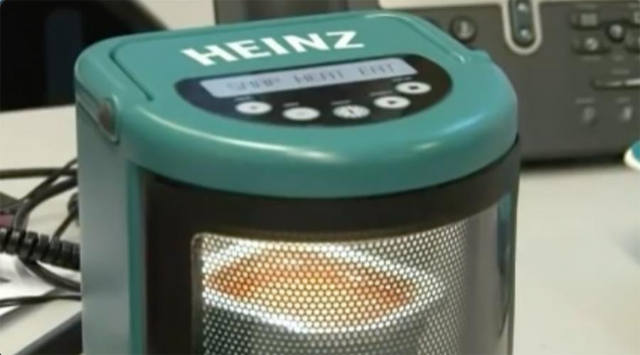 Meals on the go: Heinz USB powered mini-microwave