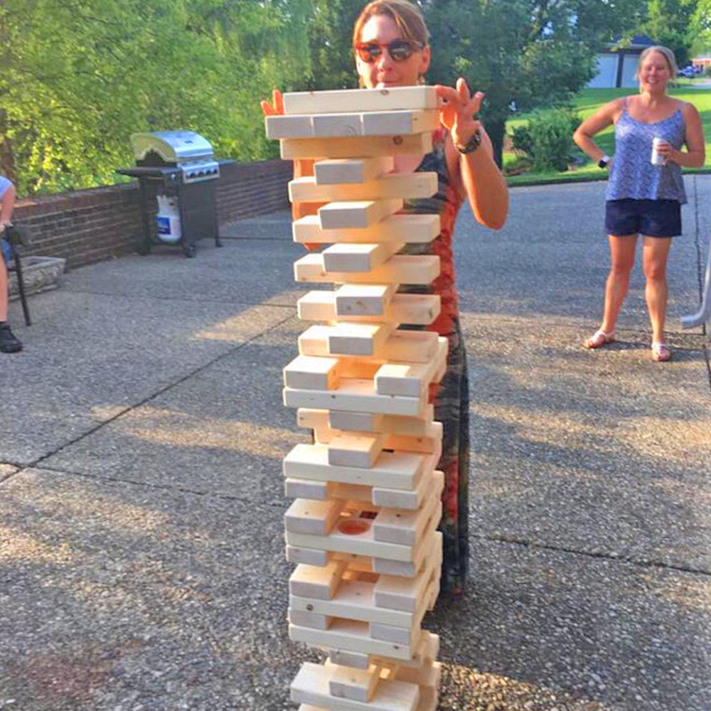 jello shot jenga blue