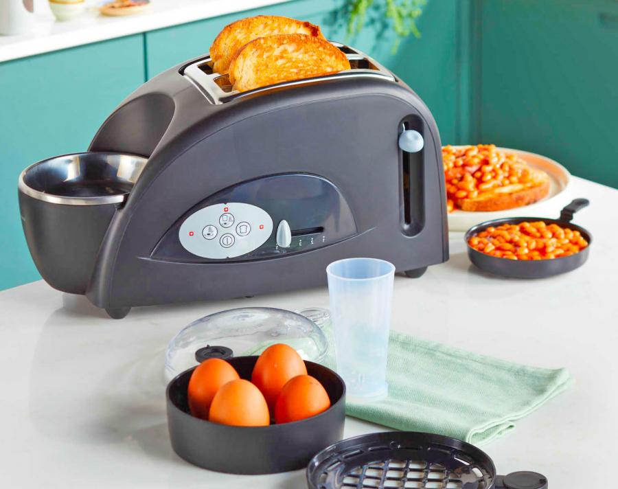 This Multi-Purpose Toaster Also Cooks Beans and Eggs For a Quick and Easy  Breakfast
