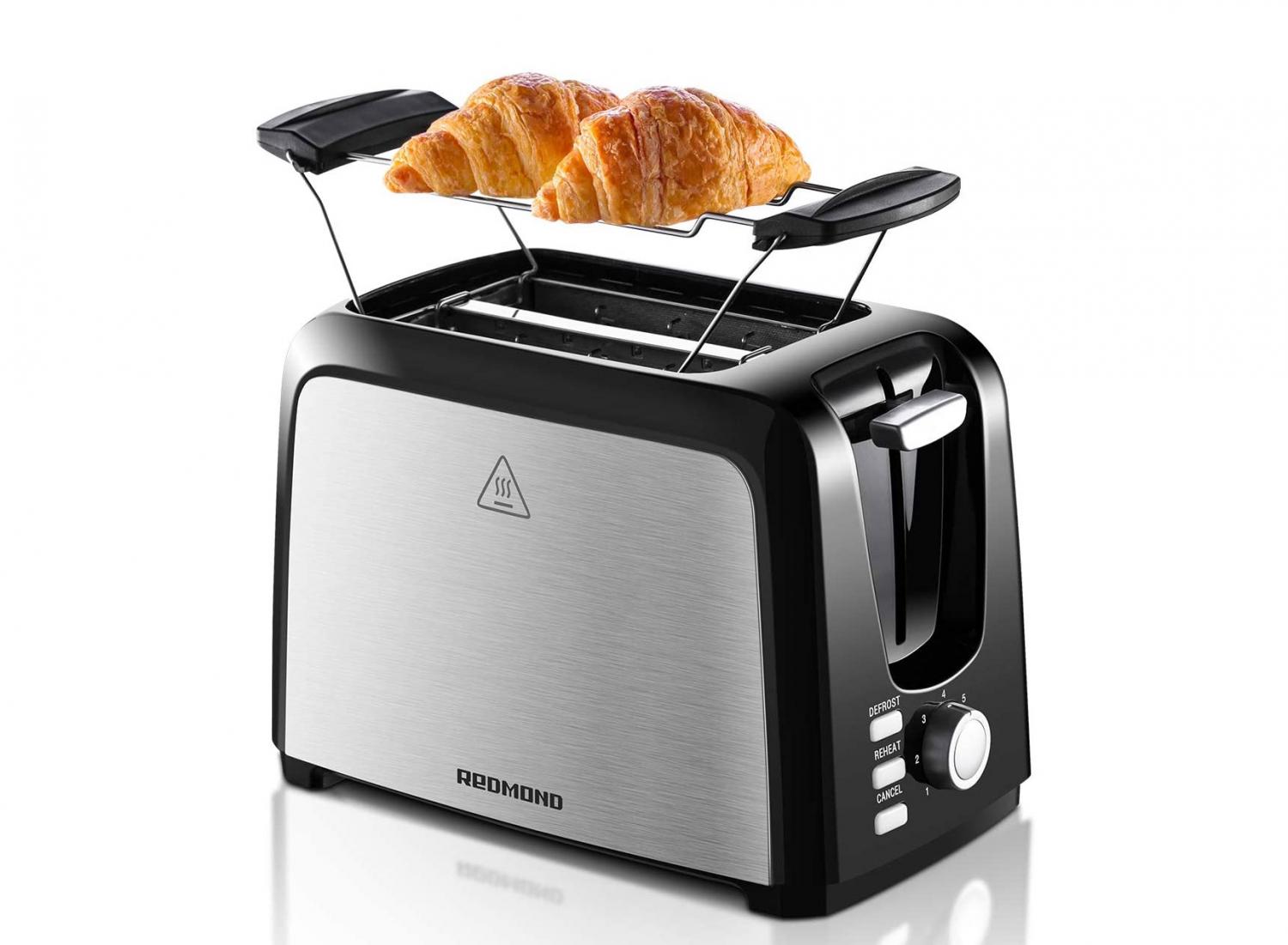 Toaster With Warming Rack - Pastry warming toaster