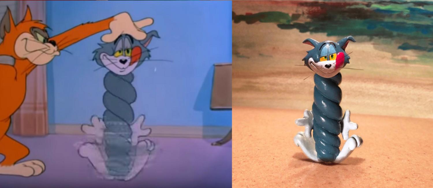 Funny Tom and Jerry Sculptures - Twisted up