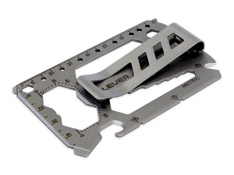 Lever Gear Toolcard Pro Multi-Tool - 40 tools in 1 - fits in your wallet