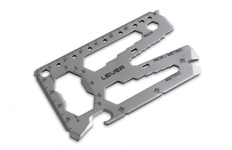 Lever Gear Toolcard Pro Multi-Tool - 40 tools in 1 - fits in your wallet