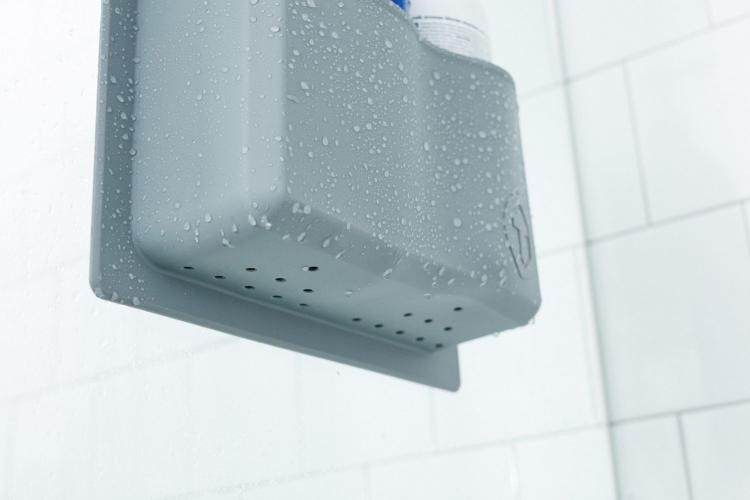 Tooletries Silicone Shower Organizer - Stick to wall bathroom organizer