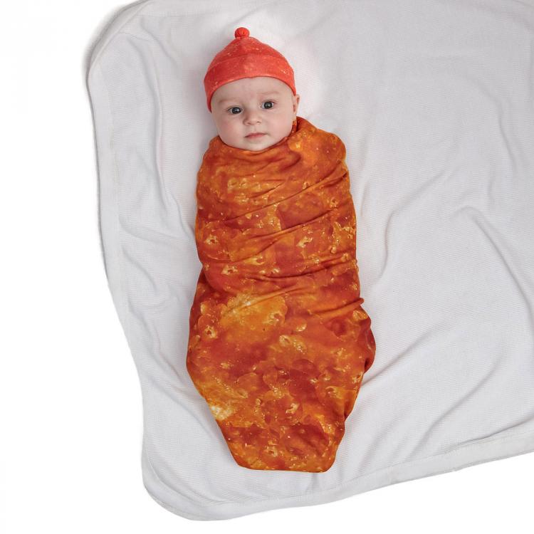 Egg Roll baby swaddle blanket - Makes baby into an egg roll