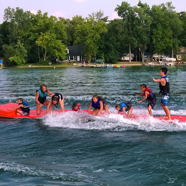 TowBoggan: A 6 Person Towable Water Mat