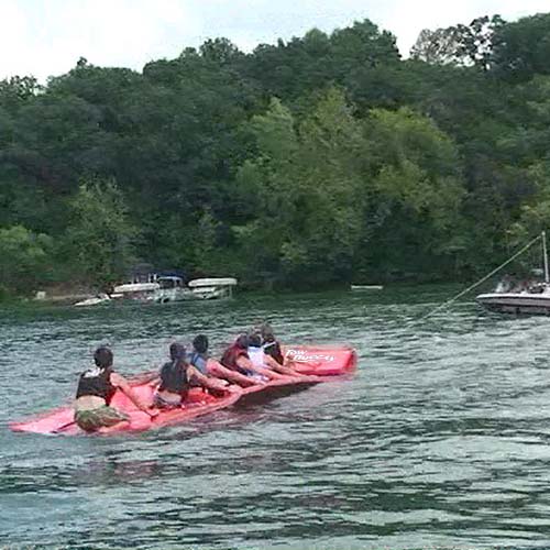 TowBoggan: A 6 Person Towable Water Mat