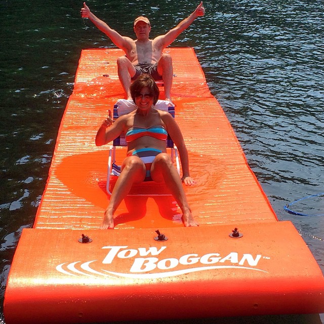 Towboggan sales water mat