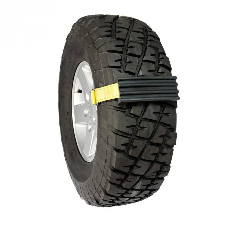Trac-Grabber Attaches To Your Car's Tire - Gets Traction