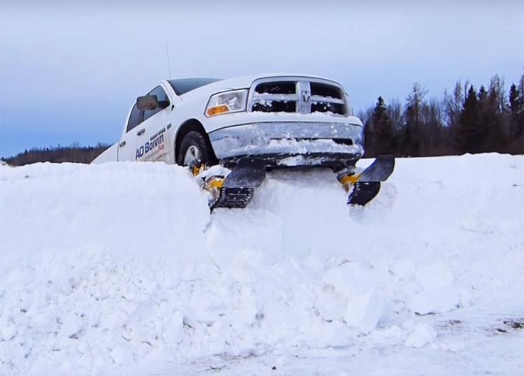 Track N Go - Wheel Driven Track Snow System Turns Your Truck Into a Snowmobile
