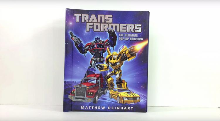 Transformers Pop-Up Book Featuring Robots That Actually Transform