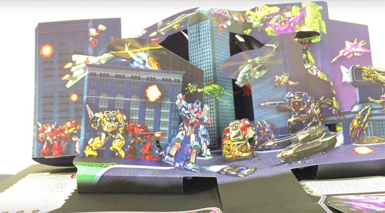 Transformers Pop-Up Book Featuring Robots That Actually Transform