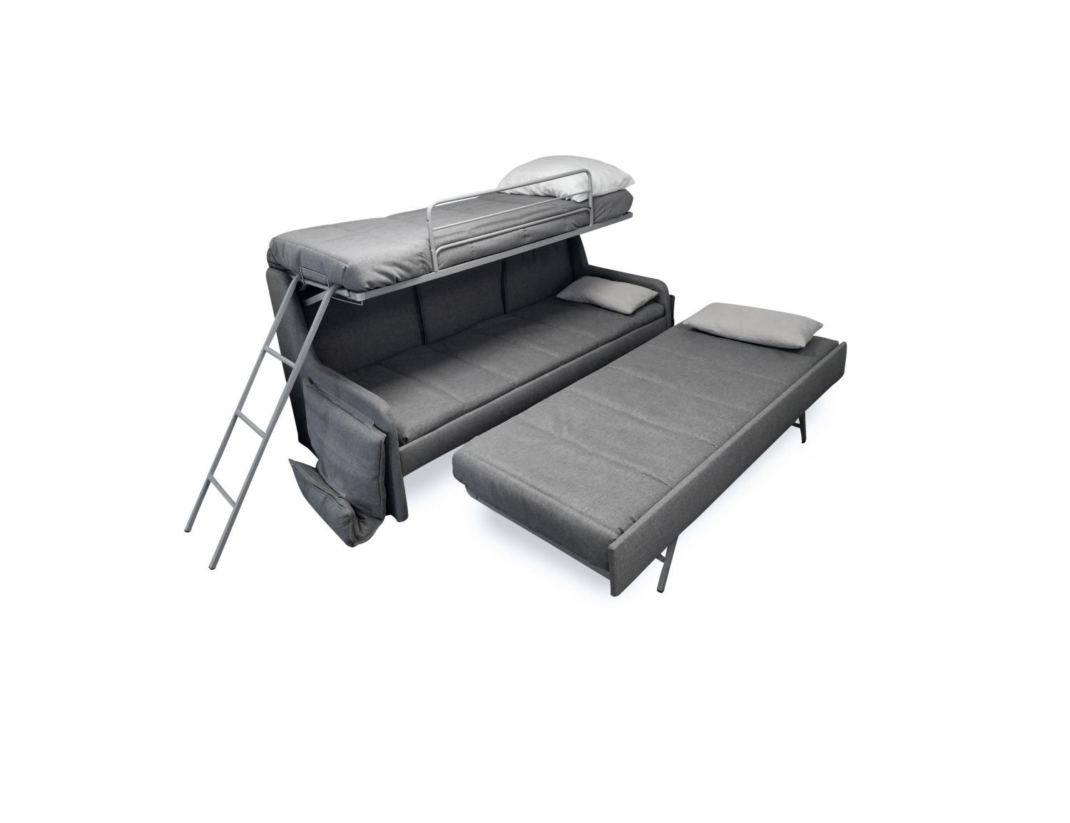 This Transforming Bunk Bed Sleeps 3 And, Hide A Bunk Bed Couch