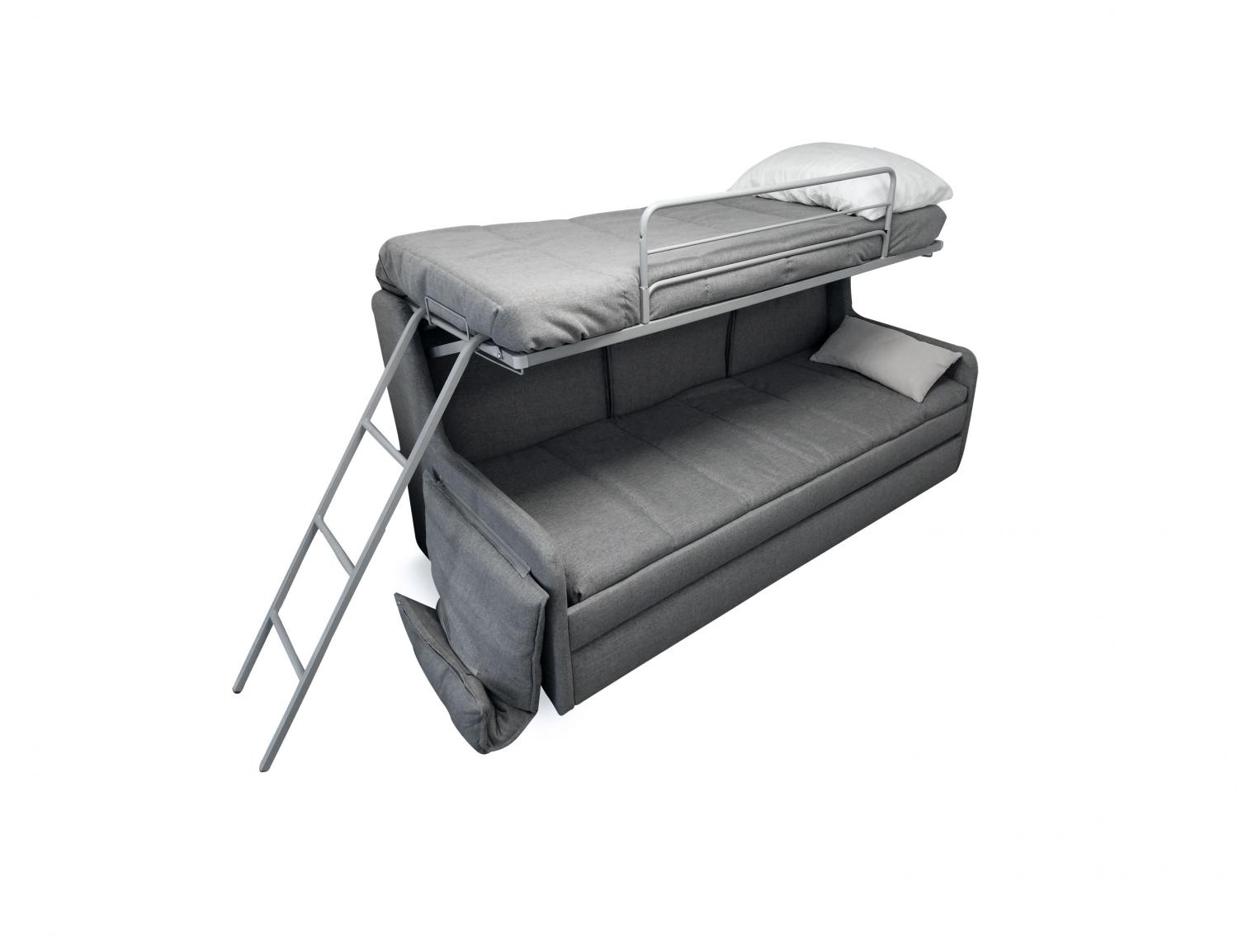 This Transforming Bunk Bed Sleeps 3 And, How Much Is A Sofa Bunk Bed