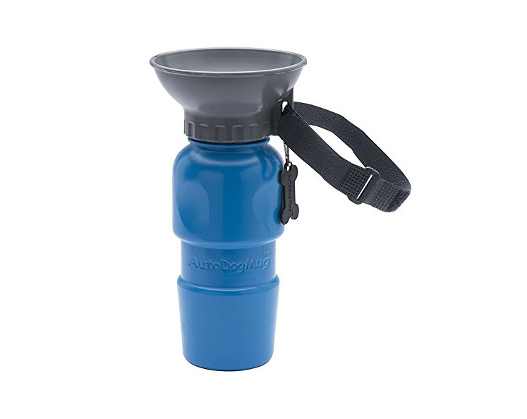 Travel Water Bottle For Dogs - Squeeze To Fill Bowl With Water