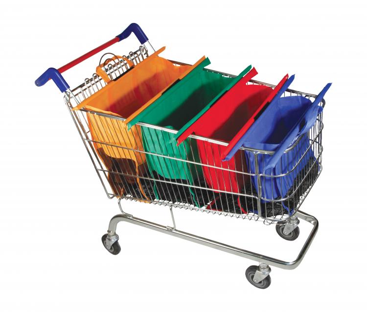 Trolley Bags - Save you from using plastic bags at grocery store