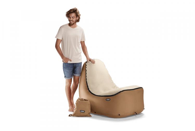Trono Quick Inflate Chair - Best Travel inflatable chair inflates in just 3 seconds