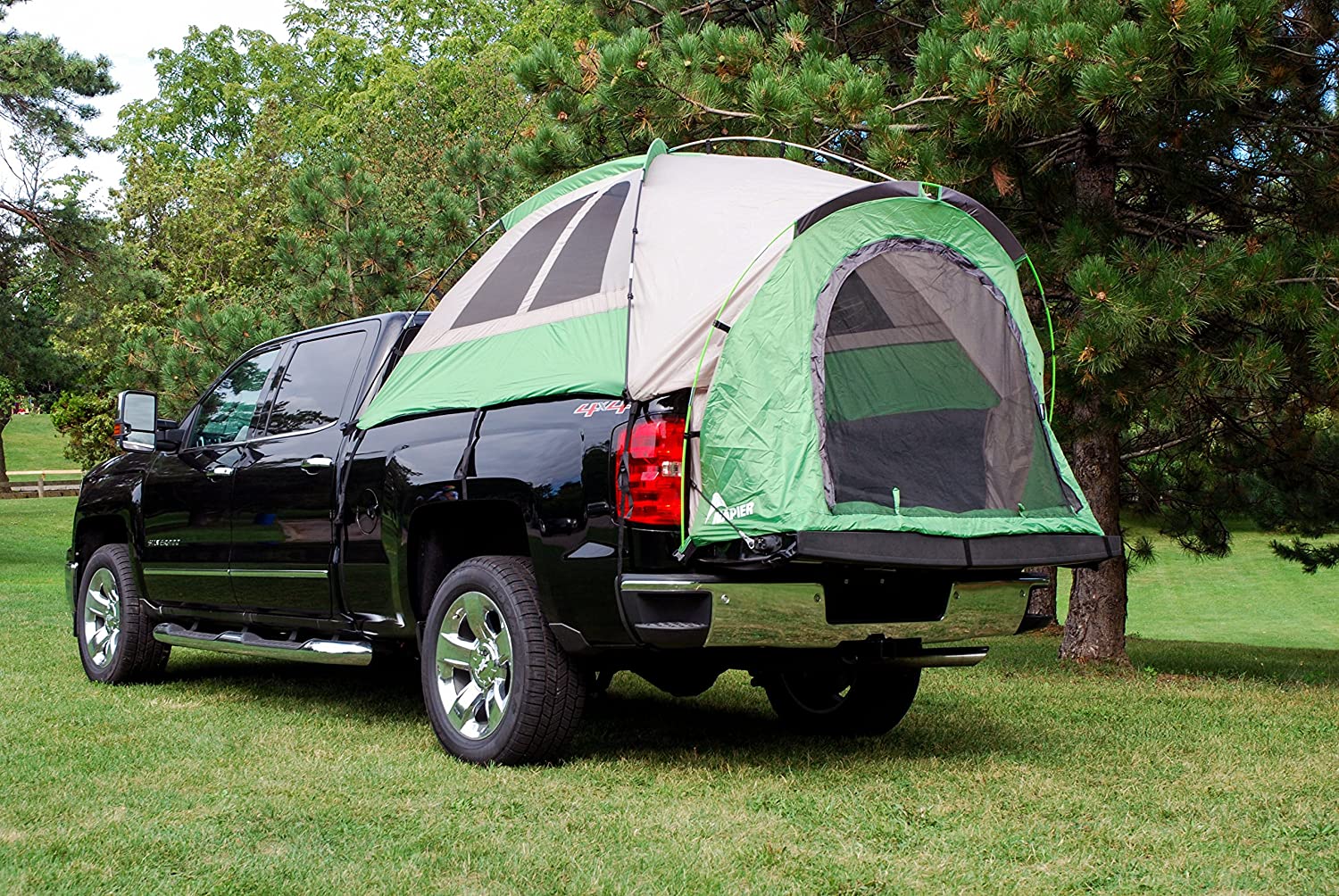 pickup bed solo tent and air mattress