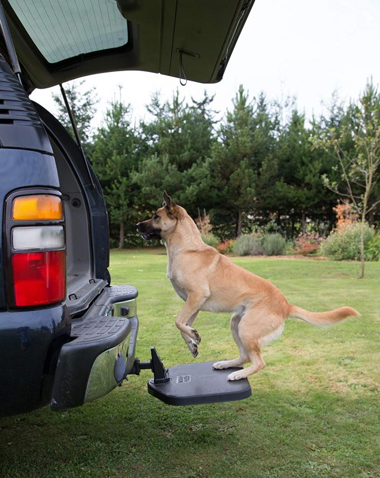 Twistep Hitch Dog Step Gives Your Dog Easy Access To Your SUV or Truck