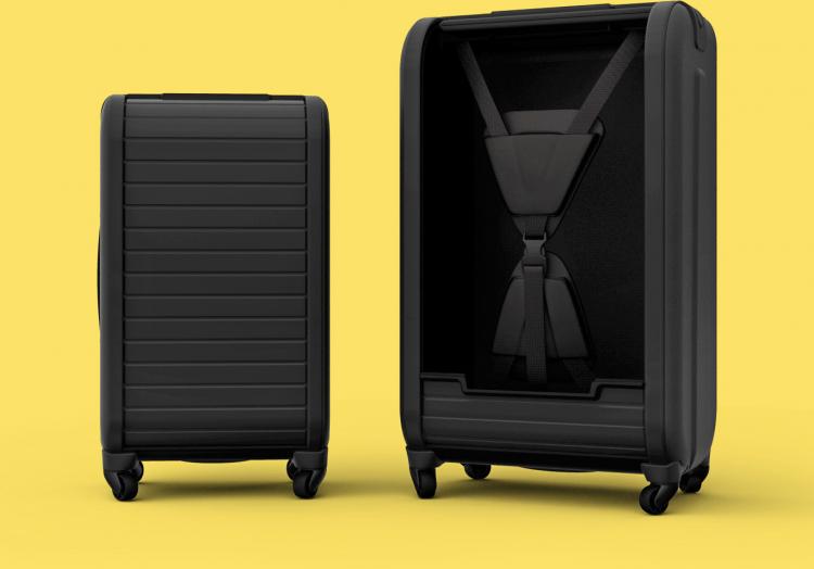Trunkster Smart Luggage With Roll Top Door