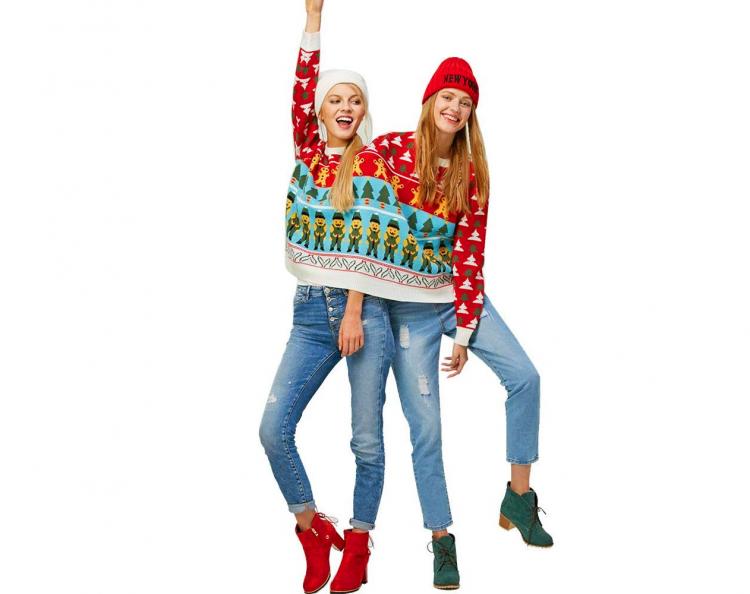 Dual on sale christmas sweater