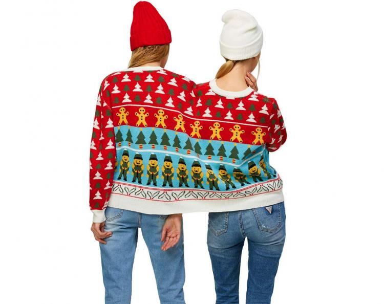 Dual christmas outlet sweater