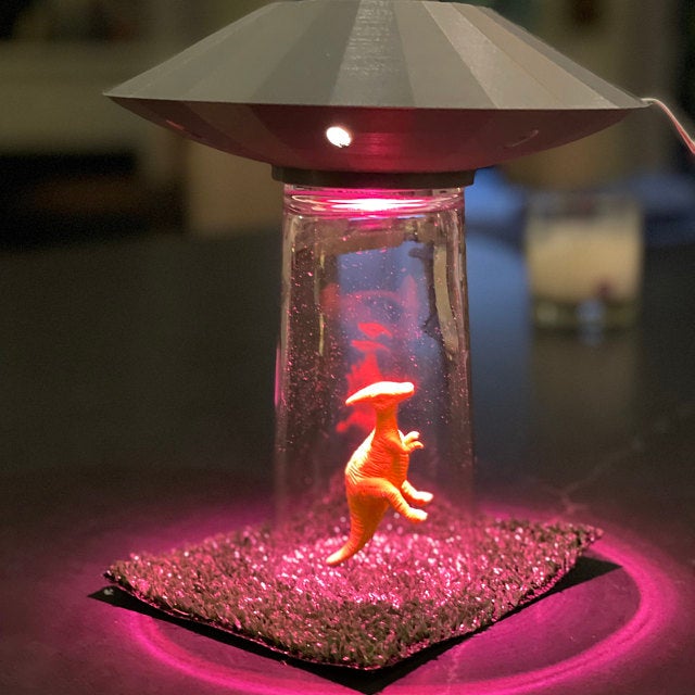 UFO Lamp Alien Abduction Desk Lamp