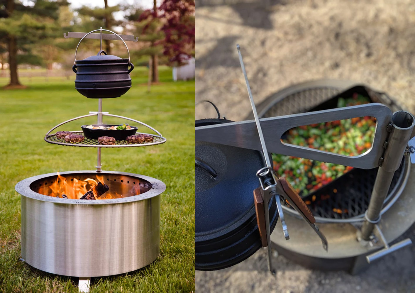 Solo Stove Cast Iron Accessory Retrofits Your Firepit Into Grilling Machine