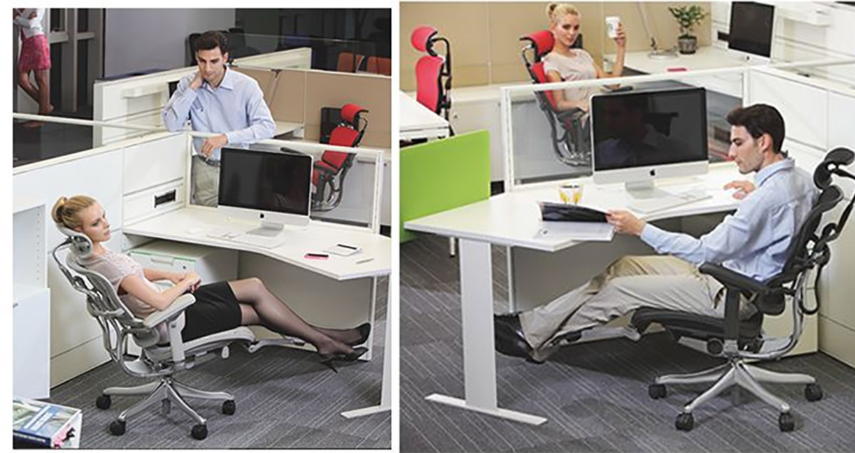 Laptop Office Chair, Leg Rest - The Laptop Chair, Step into the future